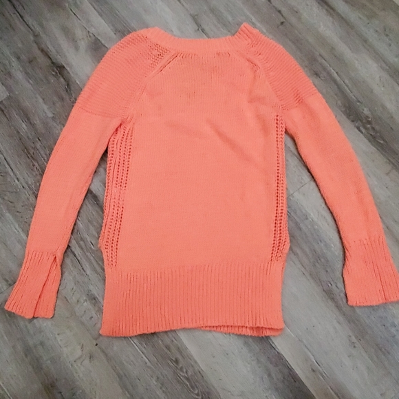 Ela Coral Color Drawstring Sweater - Picture 6 of 6
